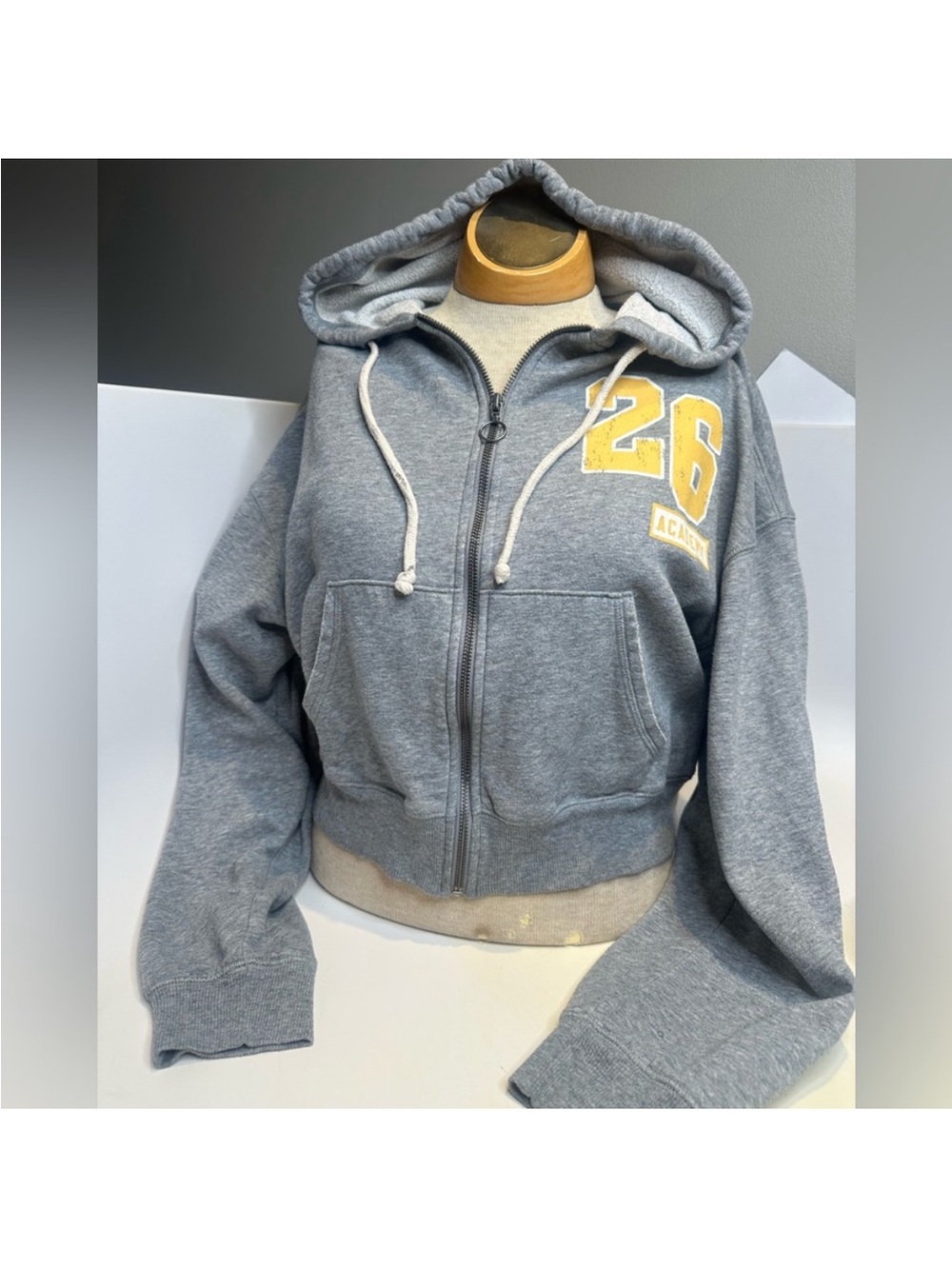 Arizona Jean Company Light Gray Sherpa-Lined Hoodie